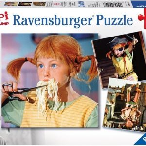 Ravensburger Palapeli Peppi Pitkätossu 3 x 49 palaa