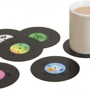 Retro Vinyl Coasters