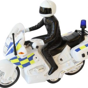 SOS Poliisimoottoripyörä jossa ääni ja valo 15 cm