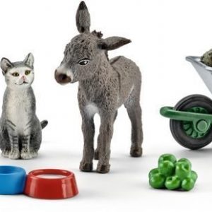 Schleich Ruokintaa maatilalla