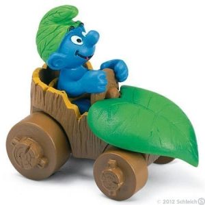 Schleich Smurffi autossa