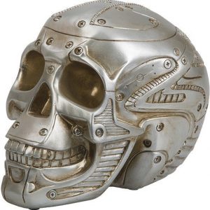 Silver Skull Moneybank