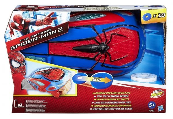 Spider Man Motorized Spider Forc Kiekkolaukaisin