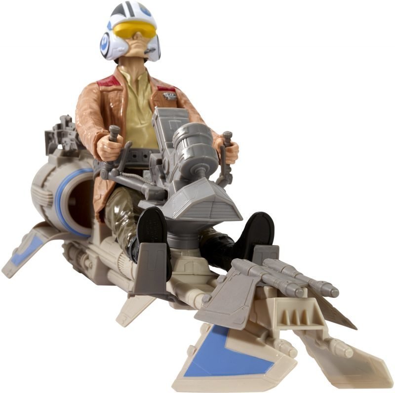 Star Wars E7 Hero Series Figure & Vehicle Speeder Bike