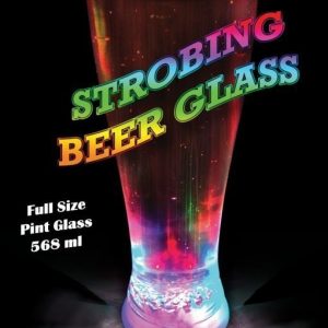 Strobing Beer Glass