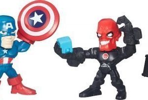 The Avengers Super Hero Masers Micro 2 Pack Captain America VS Iron Skull