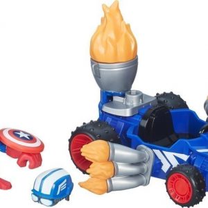 The Avengers Super Hero Mashers Micro Figure & Vehicle Captain America Racer