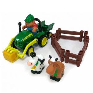 Tomy John Deere Setti: Traktori Ja Eläimet