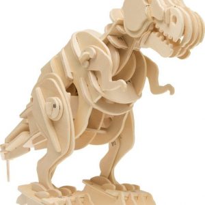 Träpussel T-Rex med motor